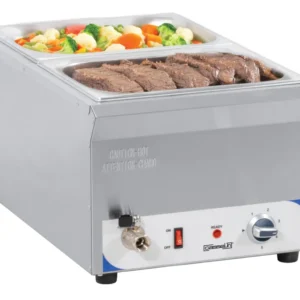 Bain-marie med avloppskran GN 1/1 - 150 mm