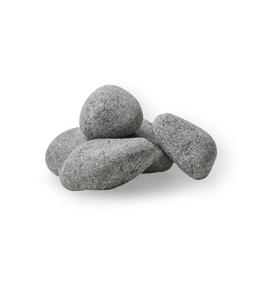 Bastusten HUUM 15 kg 3-5 cm Brushed Nickel
