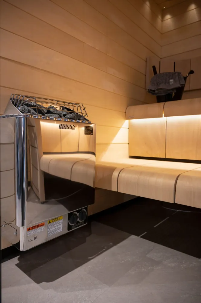Bastustäva med Bastuskopa Harvia Click Plast Onyx 7 L