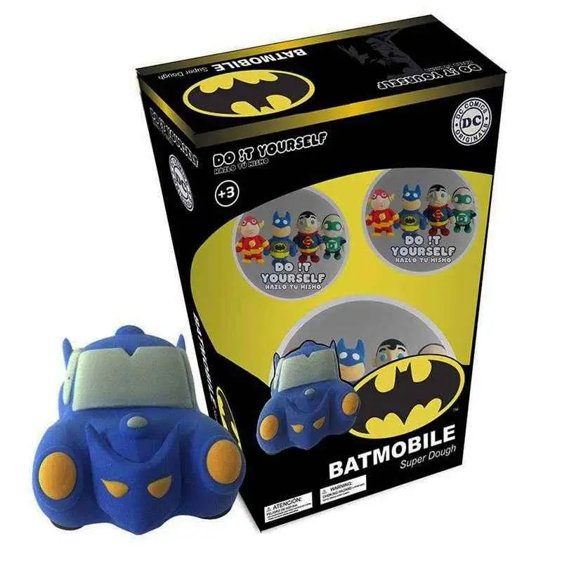 Batmobile Super Dough Fordons DIY Brushed Nickel