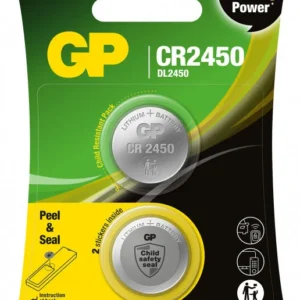 Batteri CR2450 Litium duo-pack