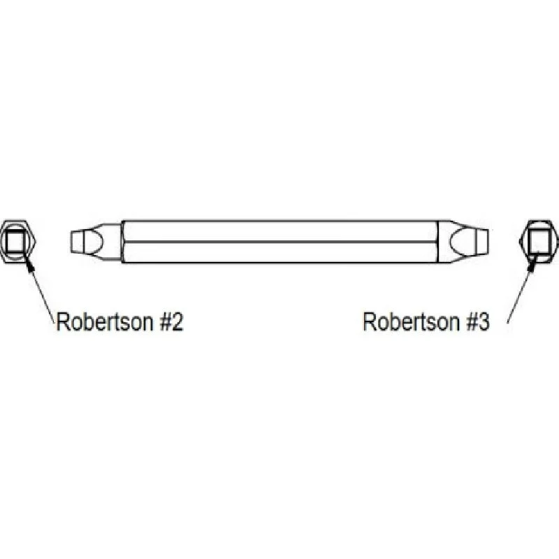 Bits 4-kant Robertson Made USA