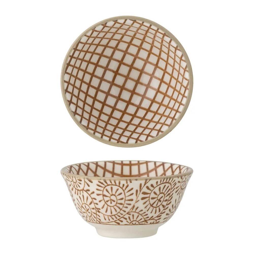 Bloomingville Maple Skål Peach Stengods Ø6,5