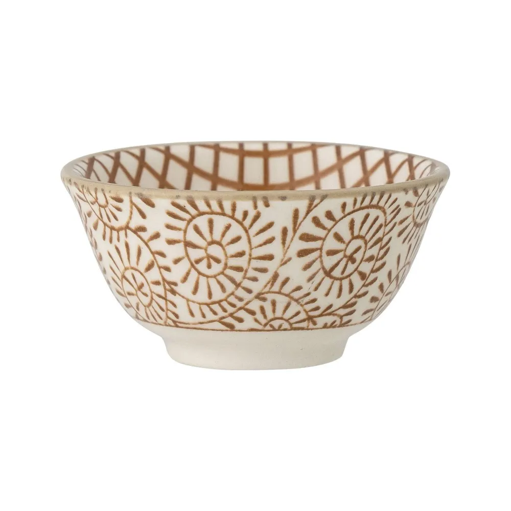 Bloomingville Maple Skål Peach Stengods Ø6,5