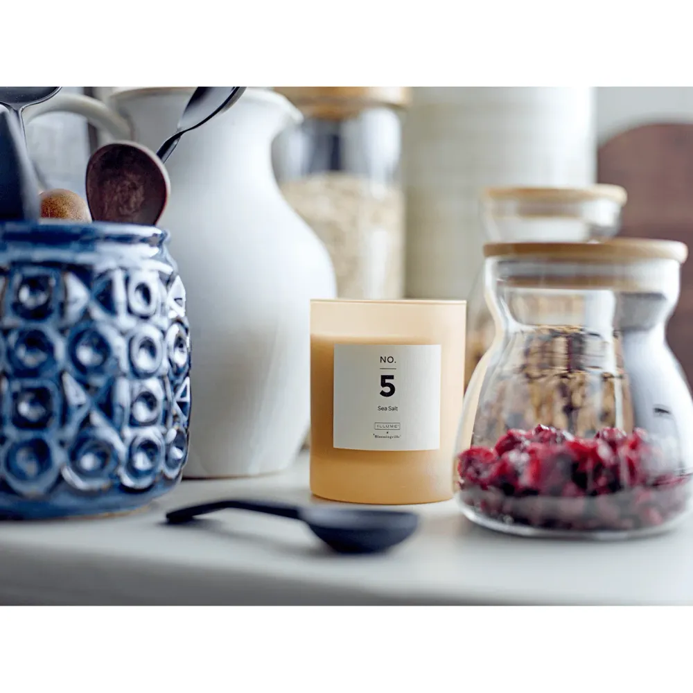 Bloomingville Nena Burk Med Lock Kobolt Stengods 1 l