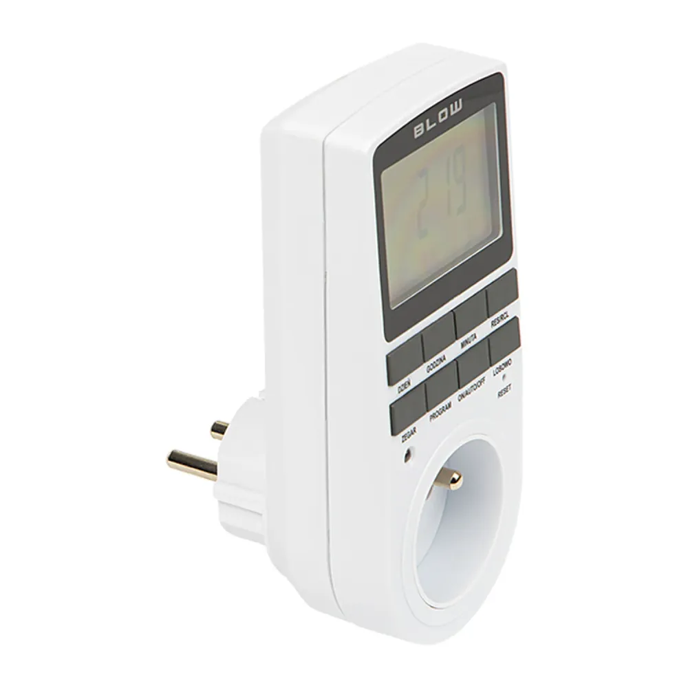 Blow electronic timer programmer, LCD-display, noggrannhet +/- 1 minut per månad, 16 olika funktionskombinationer, 72-016#