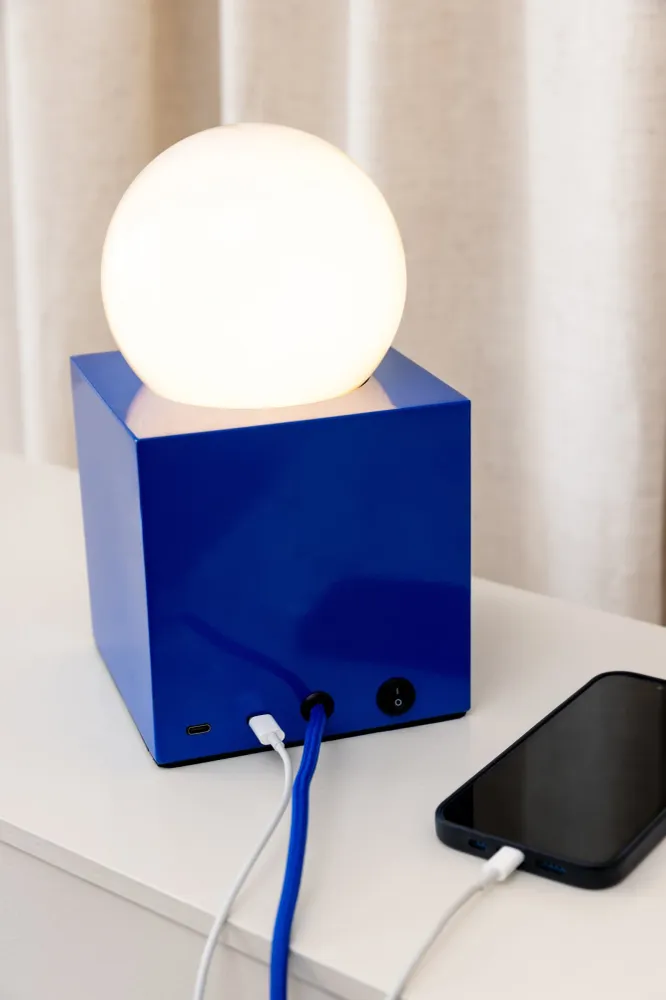 Bordslampa Bob 14 Navy