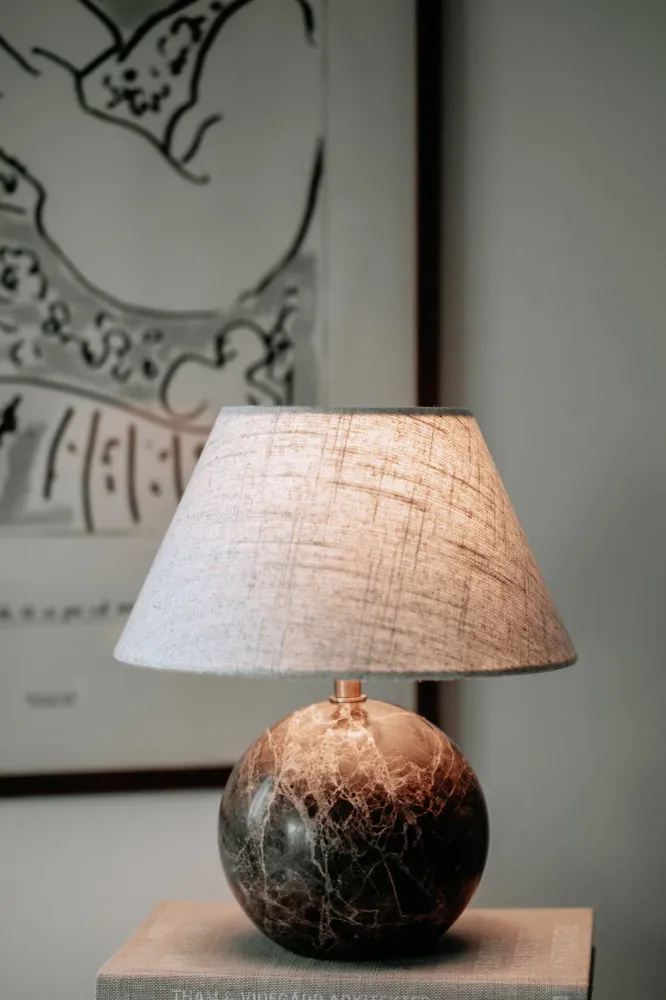 Bordslampa Castello 24 Brun