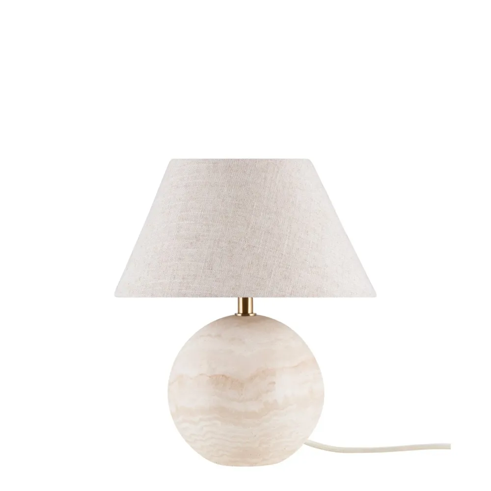 Bordslampa Castello 24 Travertin