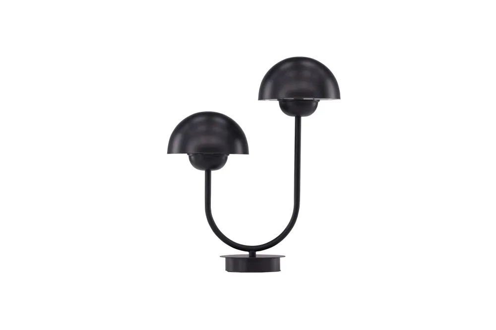 Bordslampa Venture Home Lyckorna Svart Steel
