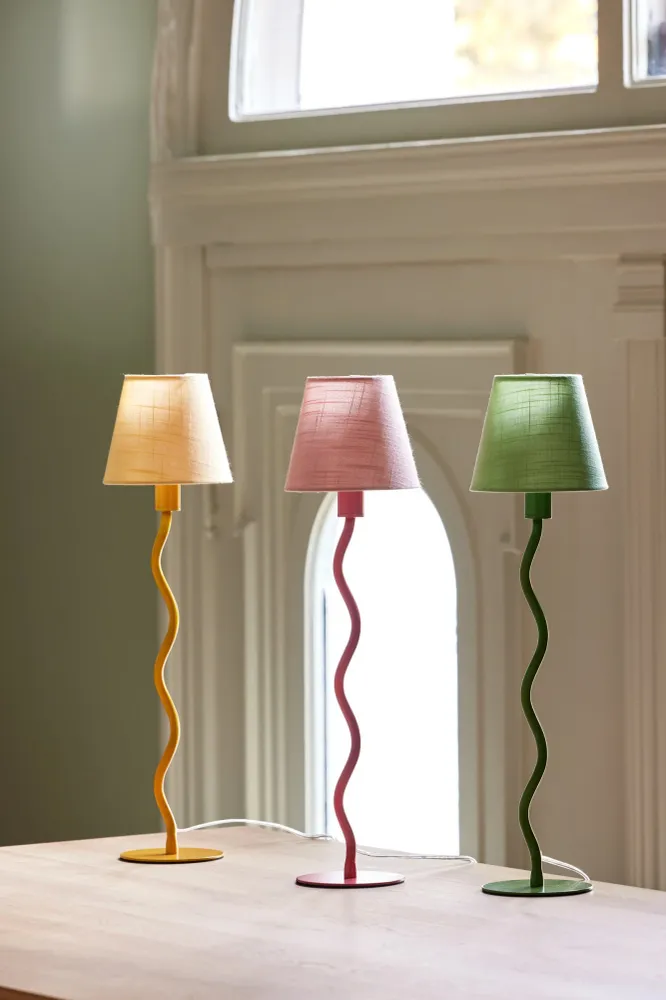 Bordslampfot Twist 50 Coral