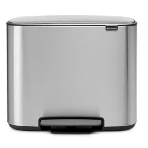 Brabantia Pedal-soptunna BO 11 + 23 l, matte stål