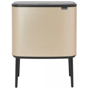 Brabantia Soptunna med trycklock BO 11 + 23 l, champagne