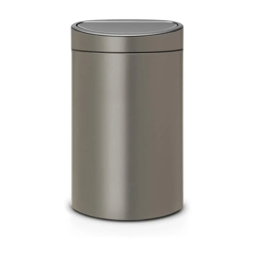 Brabantia Soptunna med trycklock TOUCH BIN NY 23 + 10 l, platina