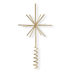 Brass Christmas Tree Top Star