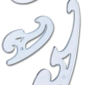 Burmestermallar, French Curves, 13, 17 & 32 cm