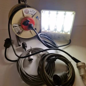 Bygglampa & 20m kabelvinda Electricians