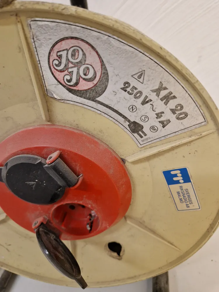 Bygglampa & 20m kabelvinda Electricians