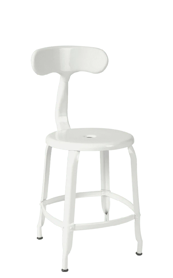 Chaises Nicolle metallisk höjd 45 cm Metal