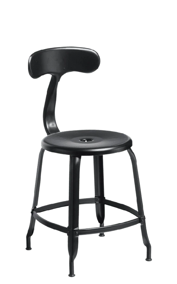 Chaises Nicolle metallisk höjd 45 cm Metal