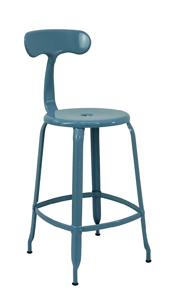 Chaises Nicolle steel höjd 65 cm Metal