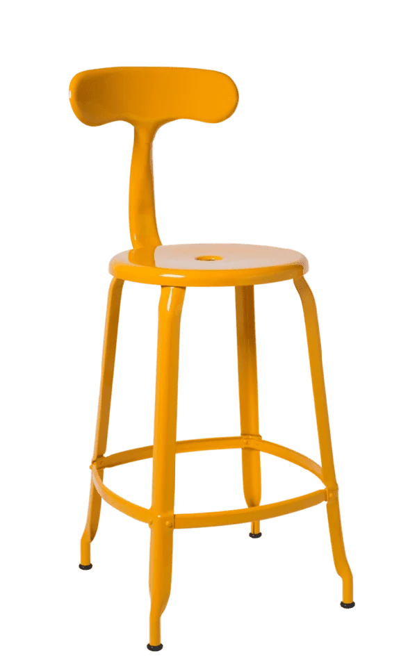 Chaises Nicolle steel höjd 60 cm Metal