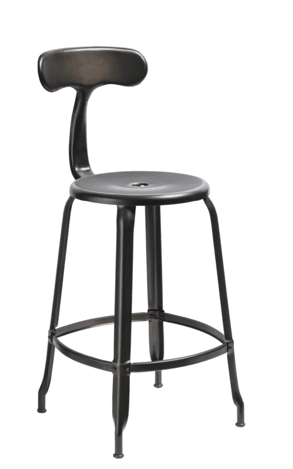 Chaises Nicolle steel höjd 60 cm Metal