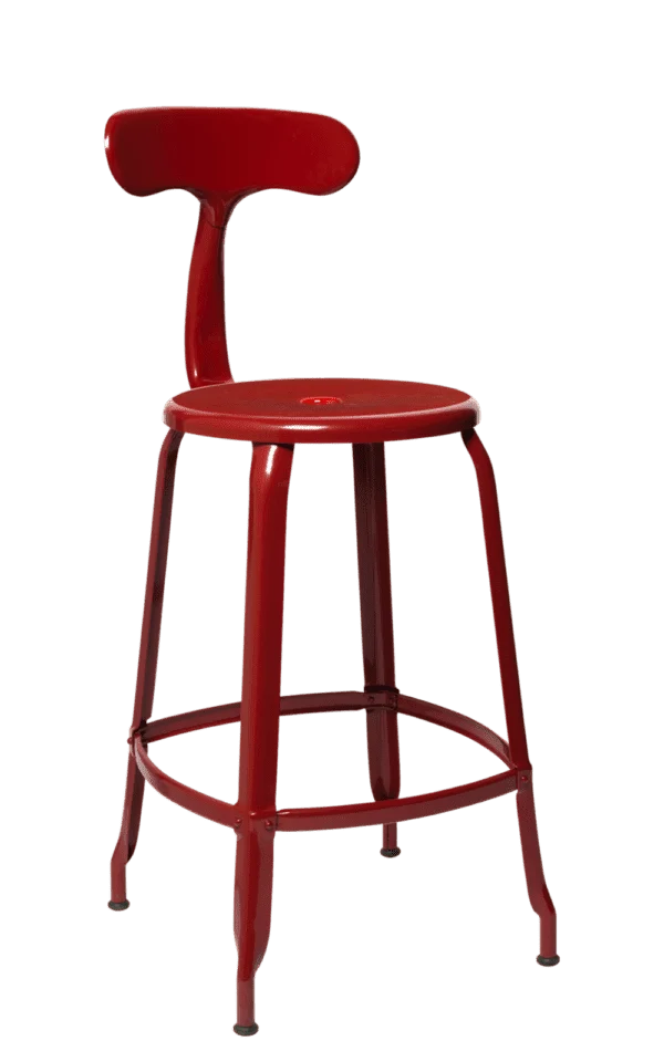 Chaises Nicolle steel höjd 60 cm Metal