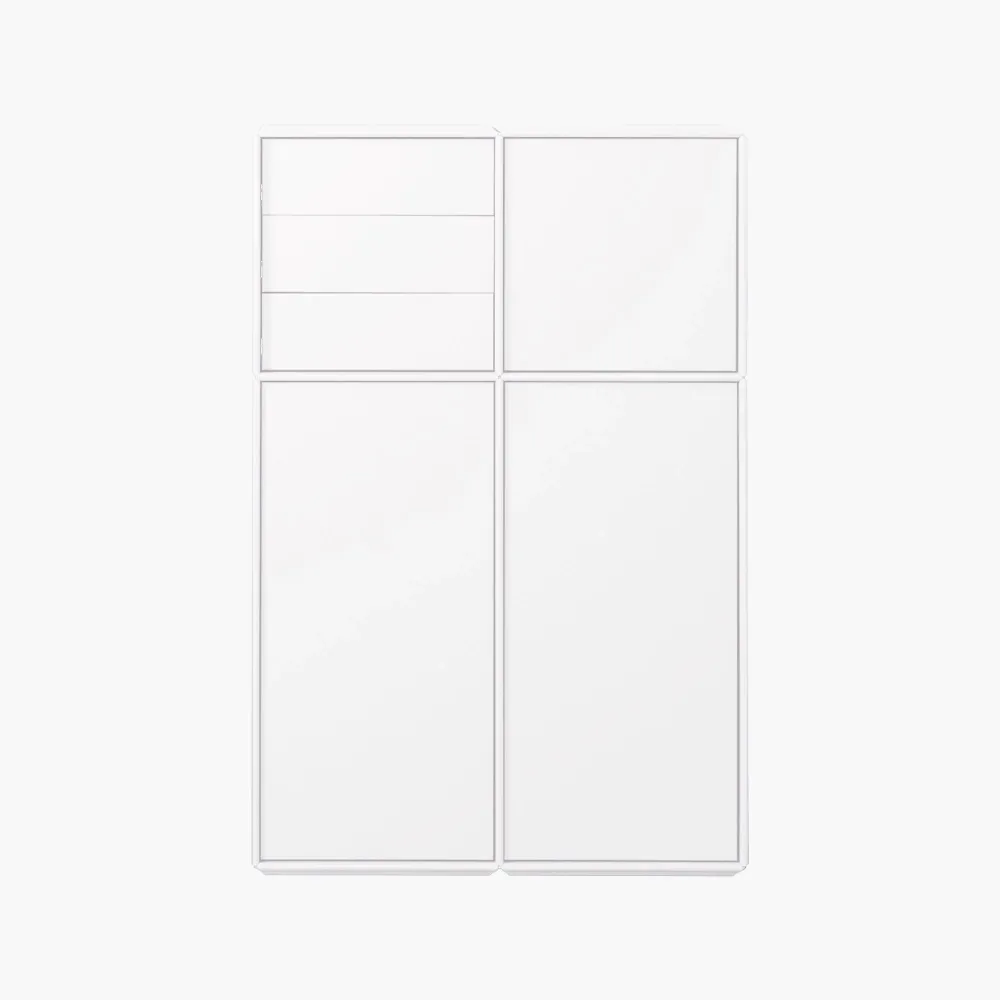 Chicago Quadrant-skåp Pärla