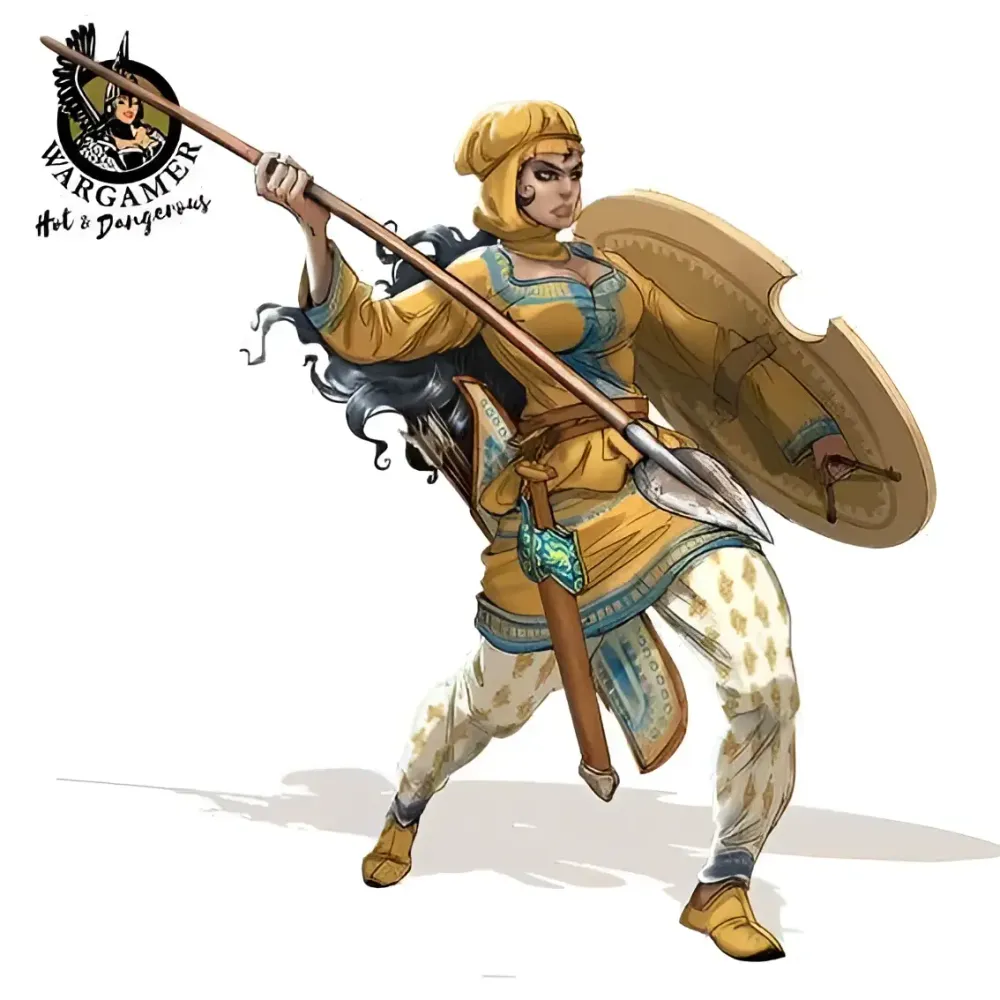 54 mm Darya Immortal Resin Miniature