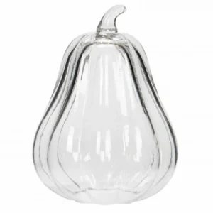 Dekoration Pumpa Glas Avlång Kristall 15x20cm