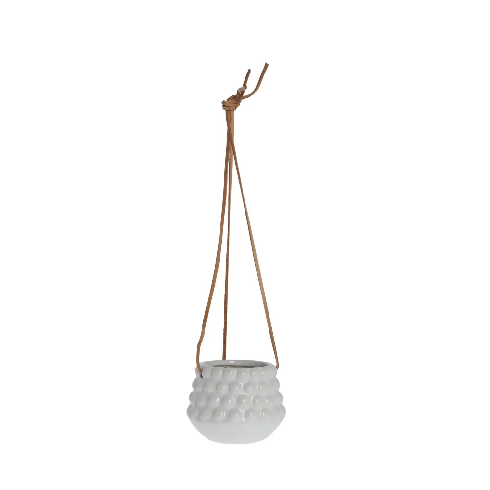 Dotsie kruka H9 Ø12 cm. pärla Electricians