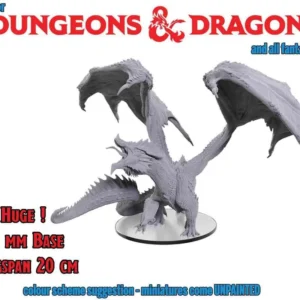 Dungeons & Dragons - Nolzur's Marvelous Miniatures - Adult Ruby Dragon Tyrant Made USA