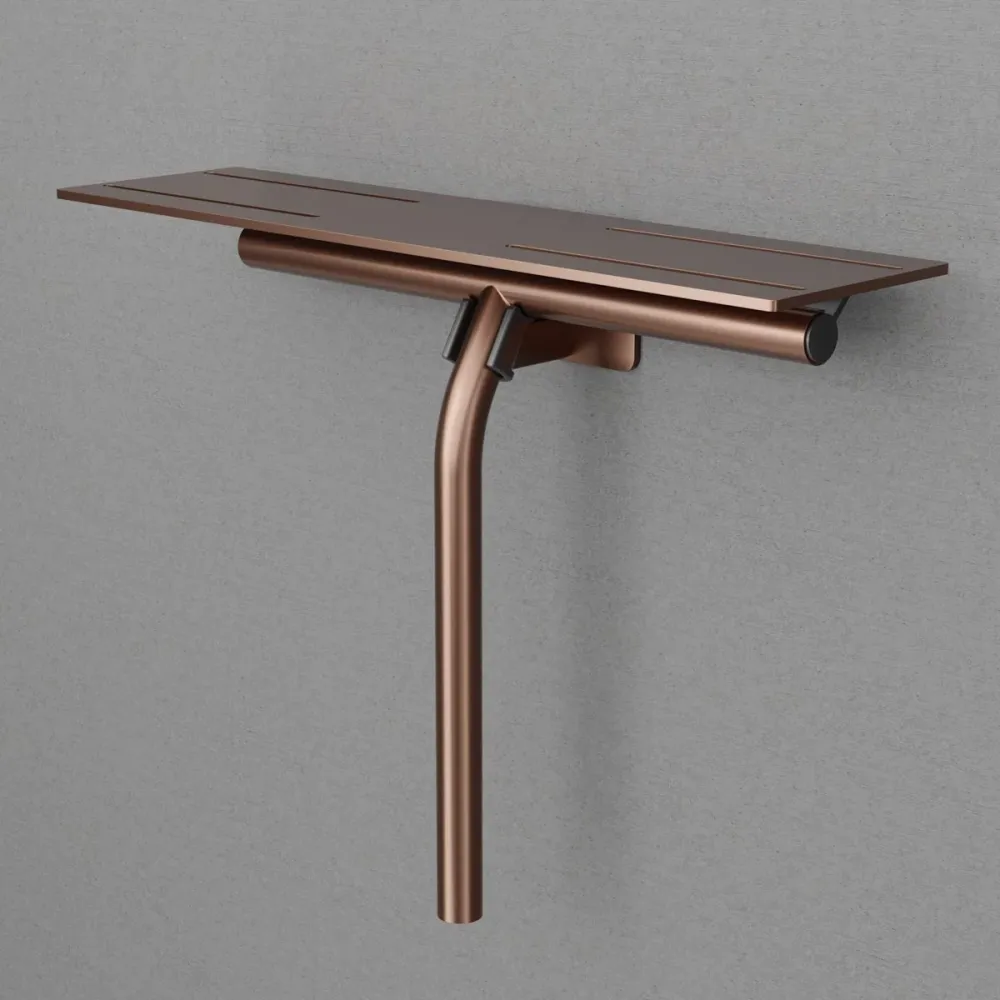 Duschhylla Scandtap Härdad Style Med Duschskrapa Svart