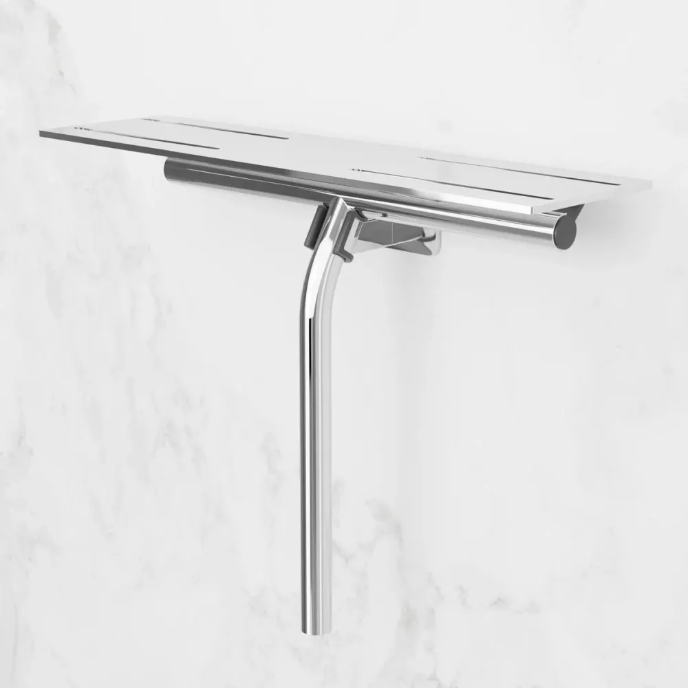 Duschhylla Scandtap Härdad Style Med Duschskrapa Svart