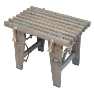 Ecobench 60 cm Oljad Furu Grå
