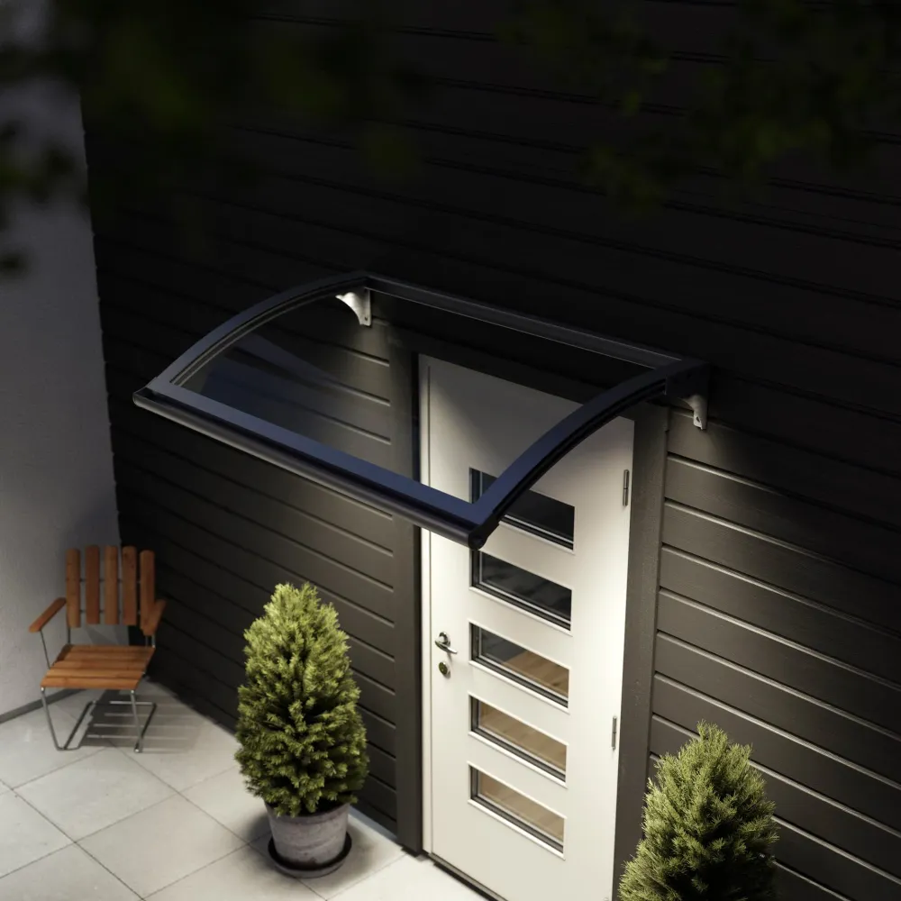 Entrétak Jabo med LED-belysning 150x100 cm