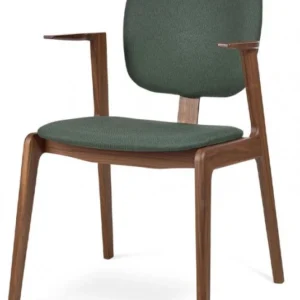Ergonomisk design Cliff Karmstol Valnötsträ Cura