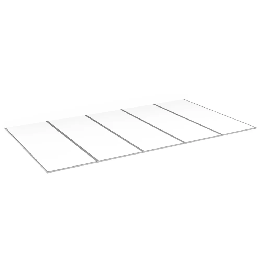 Ergonomisk design Kanalplasttak Aluwhite Taksats 10 mm