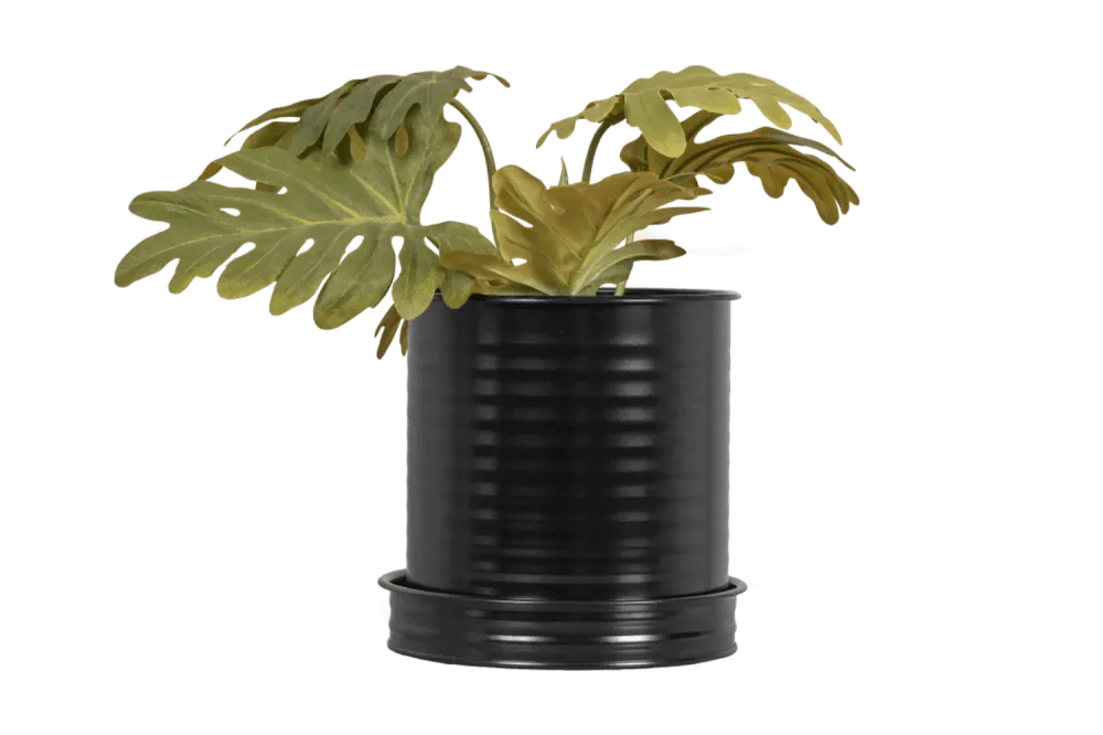 Ergonomisk design Rita Rillo kruka Ø17 cm Black