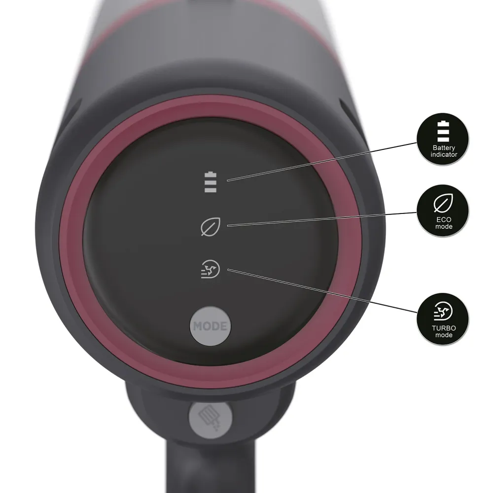 Ergonomisk design Skaftdammsugare GO Home Flexi 200W