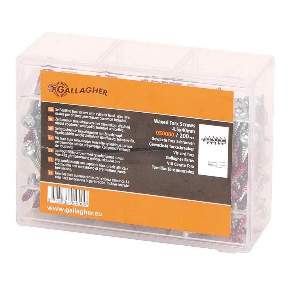 Gallagher Skruvar 4,5x40 T25 200-pack