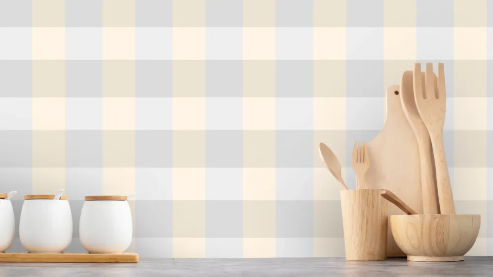 Gingham - Oyster Quick-Release