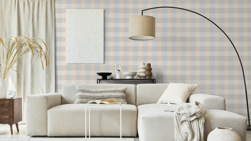 Gingham - Oyster Quick-Release
