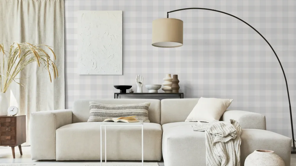 Gingham - Pearl - 20V