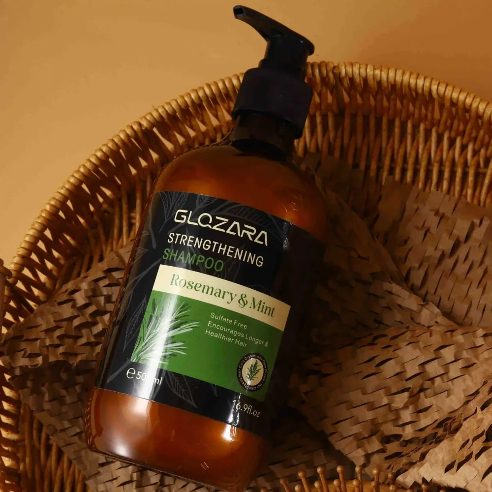 Glozara Rosemary & Mint – Strengthening Shampoo | Lifetime Warranty