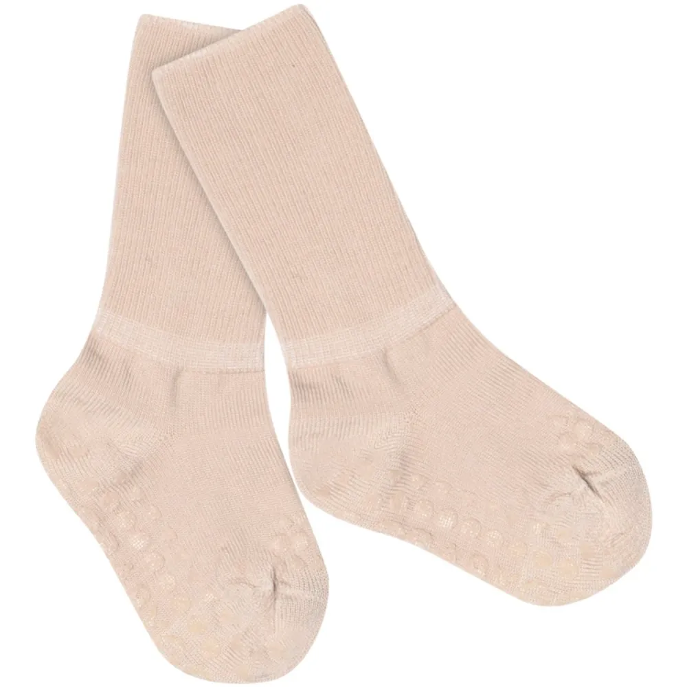 Gobabygo Rose Dust Non-Slip Strumpor I Merino Fårull 17