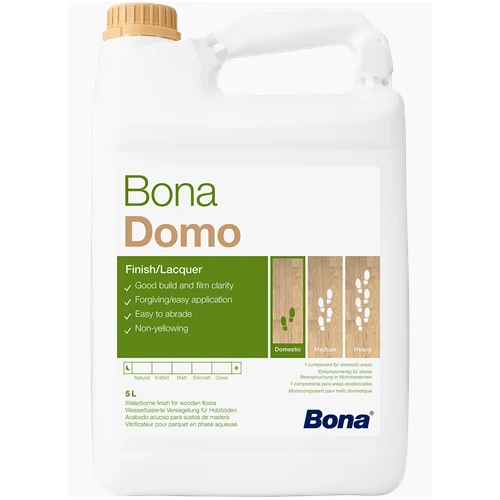 Golvlack Bona Domo Sidenmatt 5 liter | Lifetime Warranty