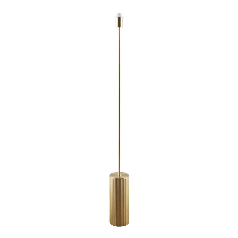 Golvlampa Rib Borstad Golden metal
