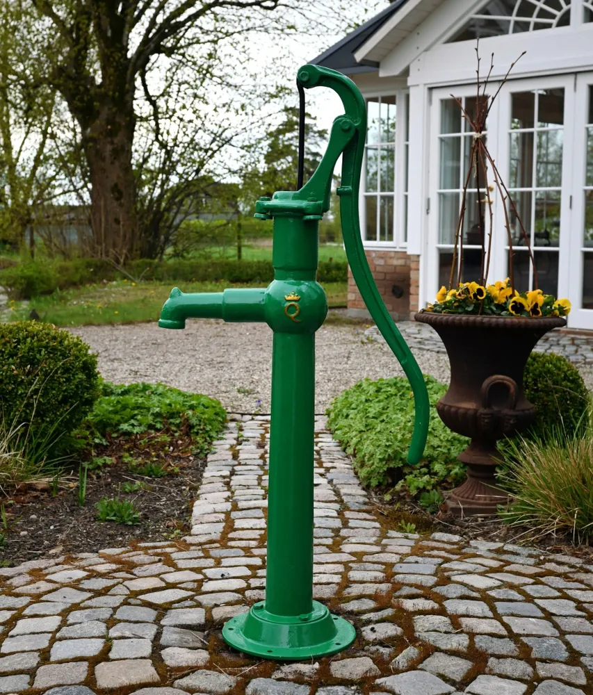 Gårdspump Grön manuell pump Made USA